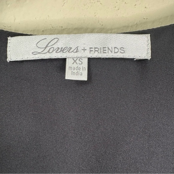 Lovers + Friends Lila Gold Star Dress XSmall Black - Picture 7 of 12